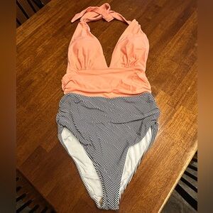 NWT Cupshe Seaside Gale Falbala High-waisted Bikini Set